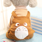PUOUPUOU Fashion Cartoon Pet Dog Clothes for Dogs Coat Jacket Cotton Ropa Perro French Bulldog Clothing for Dogs Pets Clothing