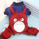 PUOUPUOU Fashion Cartoon Pet Dog Clothes for Dogs Coat Jacket Cotton Ropa Perro French Bulldog Clothing for Dogs Pets Clothing