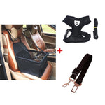 Dog Booster Seat Dog Car Seat Cover Basket Pet Puppy Safety Belt Mesh Dog Harness Vest Dog Leash Cat Travel Carrier Hanging Bags