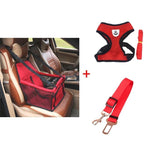Dog Booster Seat Dog Car Seat Cover Basket Pet Puppy Safety Belt Mesh Dog Harness Vest Dog Leash Cat Travel Carrier Hanging Bags