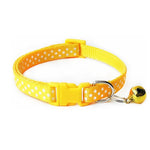 1PC Nylon Cat Dog Harness With Bell Pet Cute Fashion Paw Dog Cat Puppy Charm Adjustable Lovely Safety Collar Polka Dot Dog Leash
