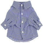 WANGUPET 2017 New stripe Dog Shirt Brand Leisure Clothing Fashion Social Casual Pet Shirt Slim Fit Long-Sleeve Dog Shirts