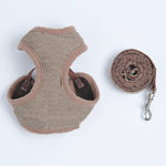 Pet Fashion Waistcoat Style Adjustable Leash Harness Set for Small Medium Dogs Outdoor Dog Cat Dropshipping FHL01