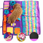 Pet Dog Sniffing Mat Pets Interactive Play Toys  Find Food Training Blanket Dogs Feeding Pad Nosework Puzzle For Relieve Stress