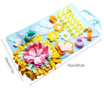 Pet Dog Sniffing Mat Pets Interactive Play Toys  Find Food Training Blanket Dogs Feeding Pad Nosework Puzzle For Relieve Stress