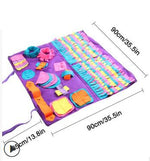 Pet Dog Sniffing Mat Pets Interactive Play Toys  Find Food Training Blanket Dogs Feeding Pad Nosework Puzzle For Relieve Stress