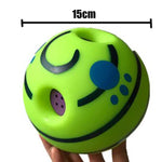 1pc Wobble Wag Giggle Ball Interactive Dog Toy Funny Sounds Pet Puppy Chew Toys Play Ball Training Sport Pet Toys