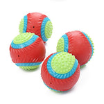 8cm Bite-resistant Pet Dog Toy Rubber Ball Beef-flavored Elastic Ball To Prevent Dog From Destroying Things Dog Training Supply