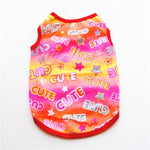 Summer Dog Dress Pet Dog Clothes for Small Dog Wedding Dress Skirt Puppy Clothing Spring Fashion Cotton Pet Clothes XS-L