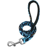Personalized Dog Collar Leash Nylon Print Small Dog Collars and Lead for Small Medium Large Pet Pitbull German Shepherd Puppy