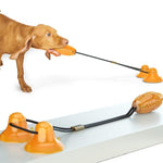 Pet Dog Toys Silicon Suction Cup Tug Dog Toy Dogs Push Ball Toy Pet Leakage Food Toys Pet Tooth Cleaning Dogs Toothbrush Brush