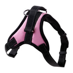 New Pets Dog Harness Vest Reflective Tape Breathable Mesh Pet Dogs Leash Harness S/M/L/XL Dog Collar Accessories LBShipping