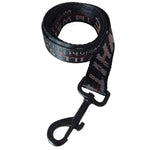 Pet Dog Collar Leash Set Fashion Lettered 1.5cm Durable Nylon Rope Leads French Bulldog Puppy Walking Dogs Pet Supplies