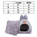 Dog Cat Beds for Small Medium Pet, Cat Bed Dogs Beds Nest House for Dog Sofa Warming Dogs House Winter Kennel for Puppy BD0153