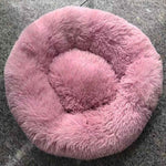 Dog Long Plush Dounts Beds Basket Calming Bed Hondenmand Pet Kennel Soft Fluffy Comfortable for Small Medium Large Dogs