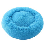 Dog Long Plush Dounts Beds Basket Calming Bed Hondenmand Pet Kennel Soft Fluffy Comfortable for Small Medium Large Dogs