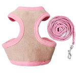 Pet Fashion Waistcoat Style Adjustable Leash Harness Set for Small Medium Dogs Outdoor Dog Cat Dropshipping FHL01