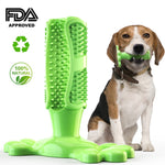 Rubber Dog Chew Toys Dog Toothbrush Teeth Cleaning Toy Dog Pet Toothbrushes Brushing Stick Pet Dog Supplies Puppy Popular Toys