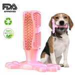 Rubber Dog Chew Toys Dog Toothbrush Teeth Cleaning Toy Dog Pet Toothbrushes Brushing Stick Pet Dog Supplies Puppy Popular Toys
