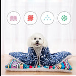 Soft Pet Dog Warm Bed Cat House Washable Home Blanket Large Dog Bed Cushion Mattress Kennel Soft Crate Mat Cats Pillow Slipcover