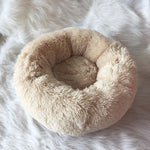 Dog & Cat Long Plush Calming Beds - Ultra-soft Pets Basket