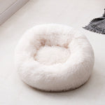Dog & Cat Long Plush Calming Beds - Ultra-soft Pets Basket