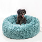 Dog & Cat Long Plush Calming Beds - Ultra-soft Pets Basket