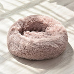 Dog & Cat Long Plush Calming Beds - Ultra-soft Pets Basket