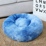 Dog & Cat Long Plush Calming Beds - Ultra-soft Pets Basket
