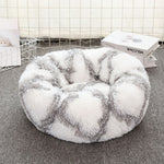 Dog & Cat Long Plush Calming Beds - Ultra-soft Pets Basket