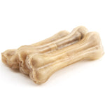 10Pcs/Lot Cowhide Bone Molar Dog Toys Teeth Clean Stick Food Treats Dogs Bones For Pet Puppy Supplies Dog Toys Accessories