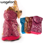 Free Shipping! WAGETON fashion dog clothes Hot sale!  Wholesale and Retail designer pet clothing -5 colors